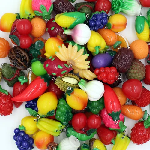 50pcs/lot Mix Styles Resin Fruits and vegetables Pendants & Charms For Children DIY Jewelry Necklace Accessories 20-50mm K02439
50pcs/lot Mix Styles Resin Fruits and vegetables Pendants & Charms For Children DIY Jewelry Necklace Accessories 20-50mm K02439