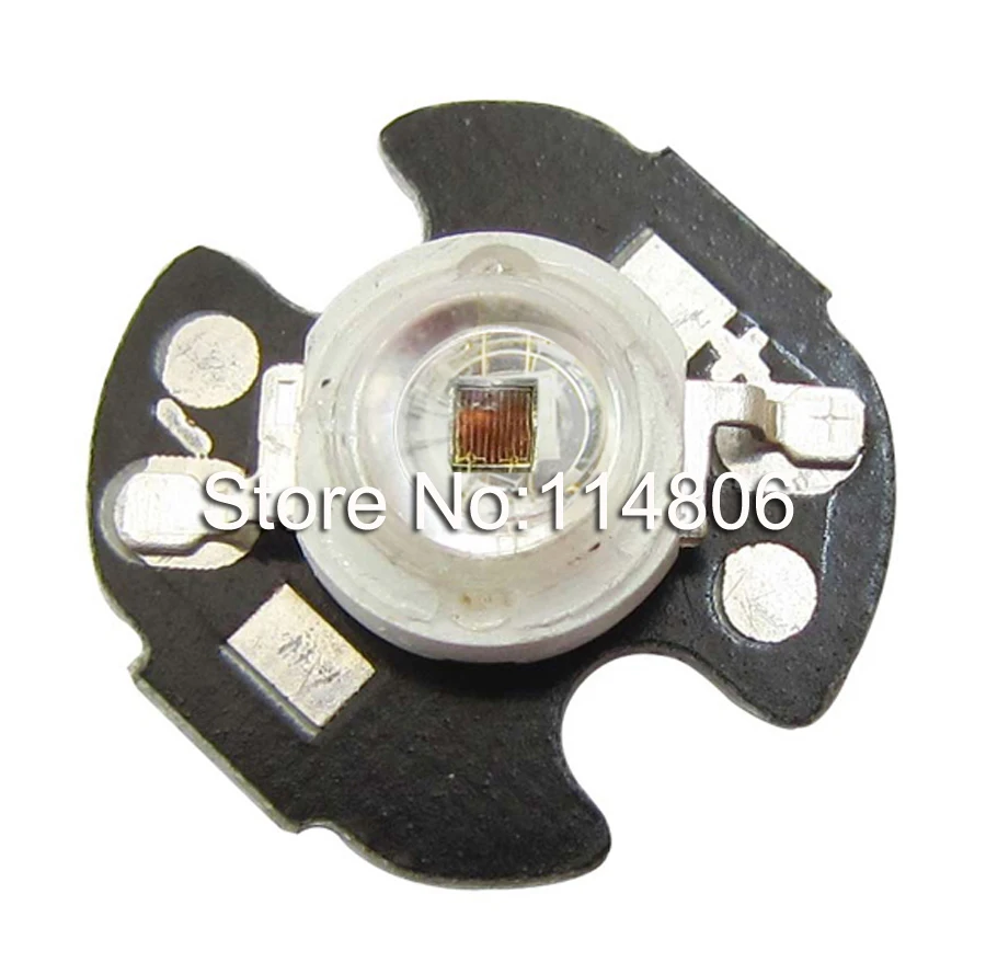 50pcs 3W 42mil EPILEDS Chip Deep Red 660nm 2.4V 600mA LED Grow Light Lamp Part Emitter With 16mm Heatsink
50pcs 3W 42mil EPILEDS Chip Deep Red 660nm 2.4V 600mA LED Grow Light Lamp Part Emitter With 16mm Heatsink