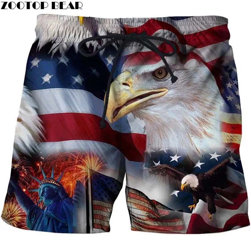 Eagle Animal Men T Shorts Beach Male Pant 3D Printer Clothing USA Flag Loose Quick Casual Dry Bodybuilding Breathable ZOOTOPBEAR
Eagle Animal Men T Shorts Beach Male Pant 3D Printer Clothing USA Flag Loose Quick Casual Dry Bodybuilding Breathable ZOOTOPBEAR