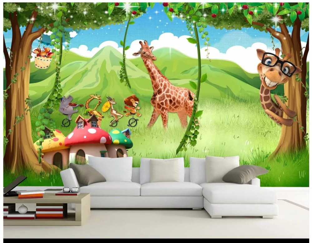 Custom photo wallpaper 3d wall murals wallpaper Beautiful children's room animals fresh background murals wall paper home decor
Custom photo wallpaper 3d wall murals wallpaper Beautiful children's room animals fresh background murals wall paper home decor