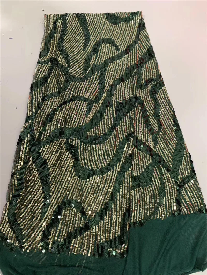 New design H-19071007 Nigerian sequins fabric for party dress new African embroidered lace fabric
New design H-19071007 Nigerian sequins fabric for party dress new African embroidered lace fabric