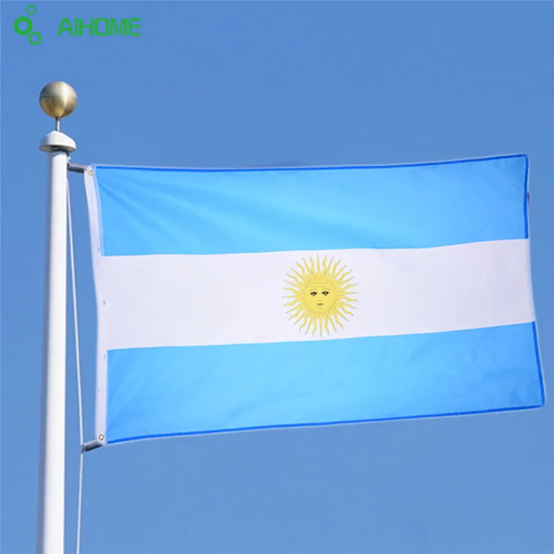 90x150cm Argentina Flag 3x5ft Polyester Argentina Flag Large Hanging Printed Flag and Banners Soccer Sports Parade Home Decor
90x150cm Argentina Flag 3x5ft Polyester Argentina Flag Large Hanging Printed Flag and Banners Soccer Sports Parade Home Decor