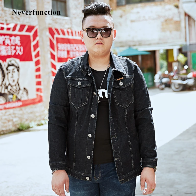 Plus Size 7XL 8XL Spring autumn New Men black jeans Jackets Hip Hop Streetwear Casual Fashion Men Elasticity Solid Denim Coat
Plus Size 7XL 8XL Spring autumn New Men black jeans Jackets Hip Hop Streetwear Casual Fashion Men Elasticity Solid Denim Coat