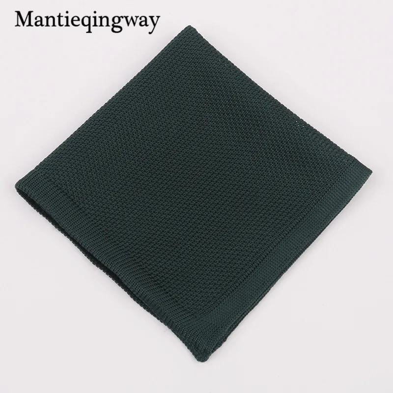Mantieqingway Мода вязаный платок для мужской карманный квадратный Полотенца Бизнес