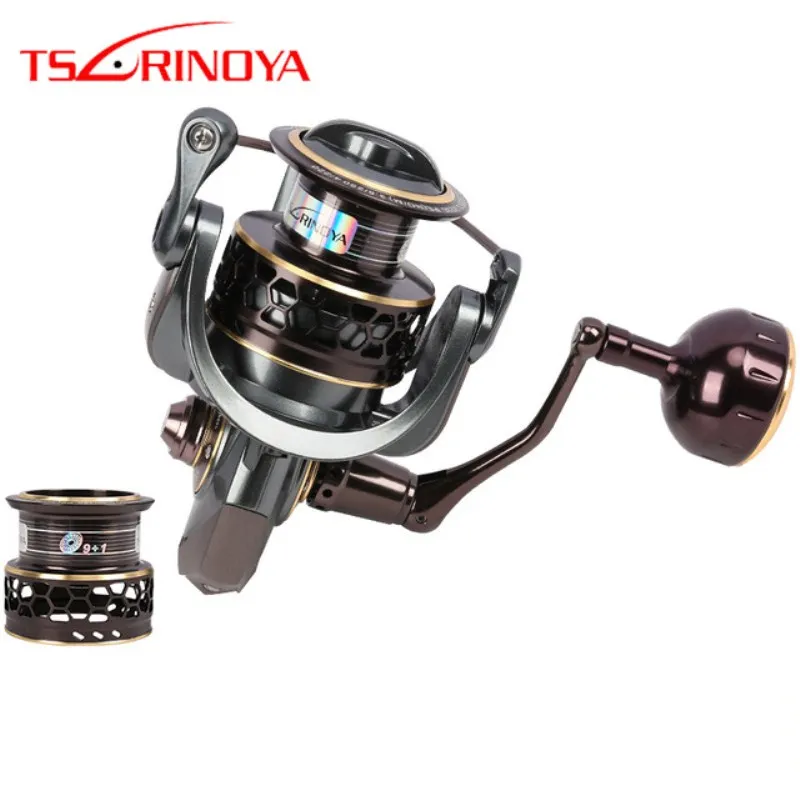 Tsurinoya Jaguar 4000 Spinning Fishing Reel Double Spool 9+1BB 5.2:1 Max Drag 7kg Wheel Moulinet Carretilhas De Pescaria Coil
Tsurinoya Jaguar 4000 Spinning Fishing Reel Double Spool 9+1BB 5.2:1 Max Drag 7kg Wheel Moulinet Carretilhas De Pescaria Coil