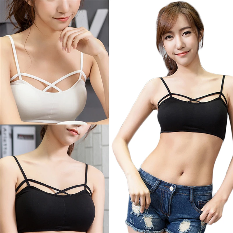New Sexy Women Cut Out White Bra Bustier Top Harvest Bralette Crochet Blouses Cropped Bandage Halter Straps Tank Tops Camisole
New Sexy Women Cut Out White Bra Bustier Top Harvest Bralette Crochet Blouses Cropped Bandage Halter Straps Tank Tops Camisole