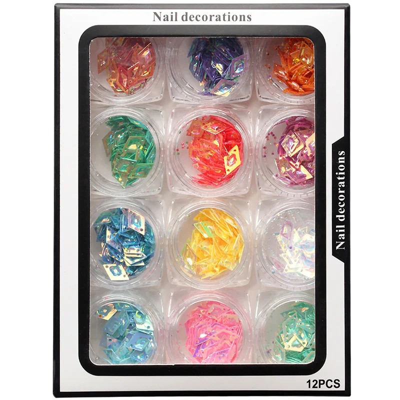 12 Bottles Nail Art Decorations Diamond Special Style Holographic Laser Paillettes Mix Colors Sequins Manicure Nail Glitter New
12 Bottles Nail Art Decorations Diamond Special Style Holographic Laser Paillettes Mix Colors Sequins Manicure Nail Glitter New