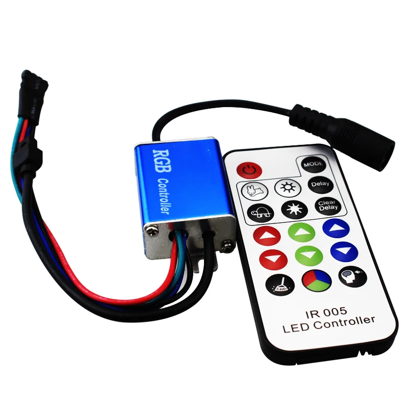 Водонепроницаемый Контроллер RGB DC12V 12A 4A * 3 3CH IP65 с 17-клавишным ИК-беспроводным пультом дистанционного управления для светодиодной ленсветил...
Водонепроницаемый Контроллер RGB DC12V 12A 4A * 3 3CH IP65 с 17-клавишным ИК-беспроводным пультом дистанционного управления для светодиодной ленсветил...