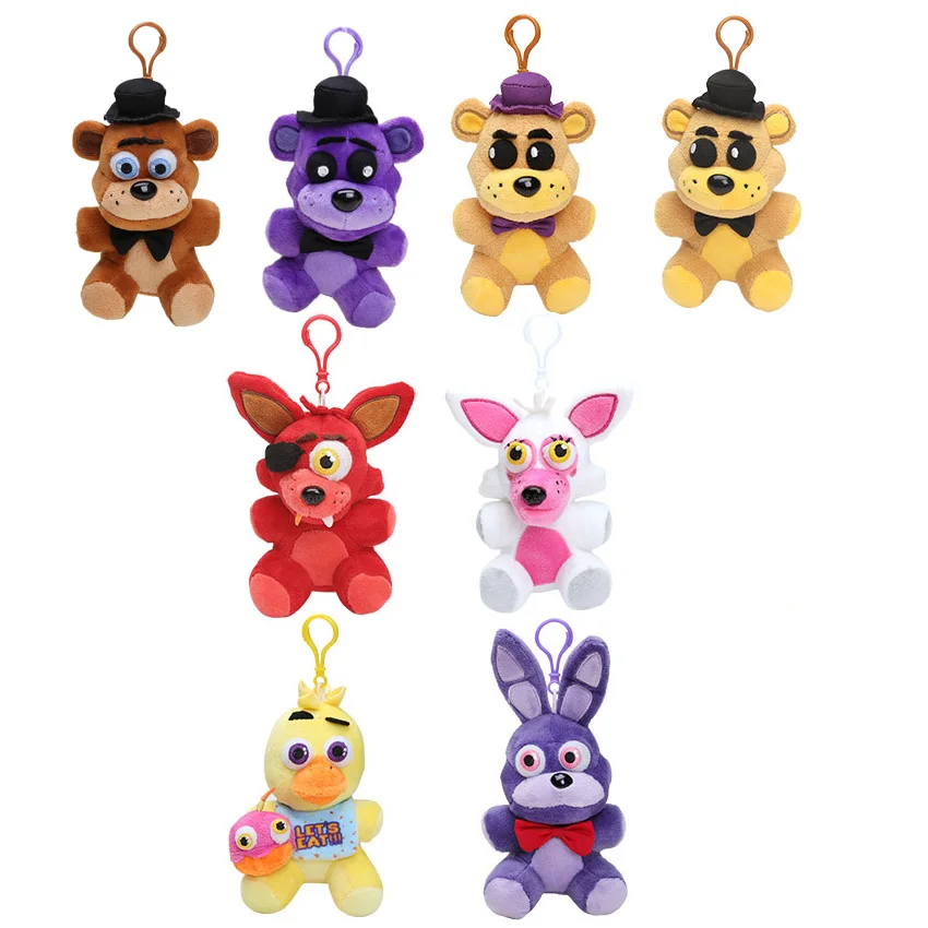 14 см игрушка из игры «FNAF» лиса фазбер Бонни плюшевые подвески для игрушек куклы-брелки мягкие игрушки местоположение сестры
14 см игрушка из игры «FNAF» лиса фазбер Бонни плюшевые подвески для игрушек куклы-брелки мягкие игрушки местоположение сестры