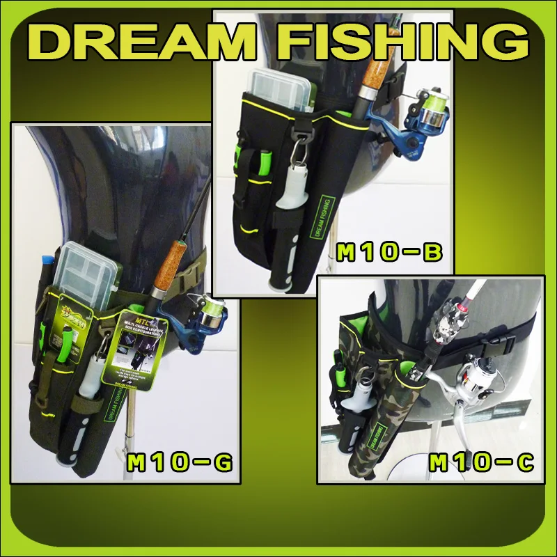 Сумка для рыбалки Dream Fishing 19x6x33 см с футляром приманки 1200D нейлоновый поясной