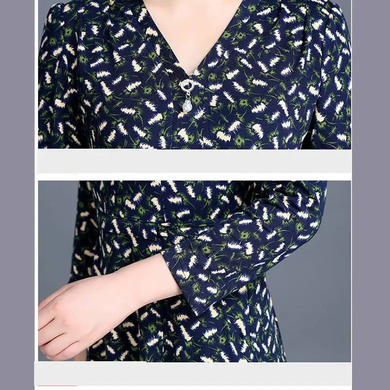2019 Summer Women Floral Chiffon V-Neck Long Sleeve Dresses Female Pockets Pullover Elegant Oversize Vestidos Robe Feminino H72
2019 Summer Women Floral Chiffon V-Neck Long Sleeve Dresses Female Pockets Pullover Elegant Oversize Vestidos Robe Feminino H72