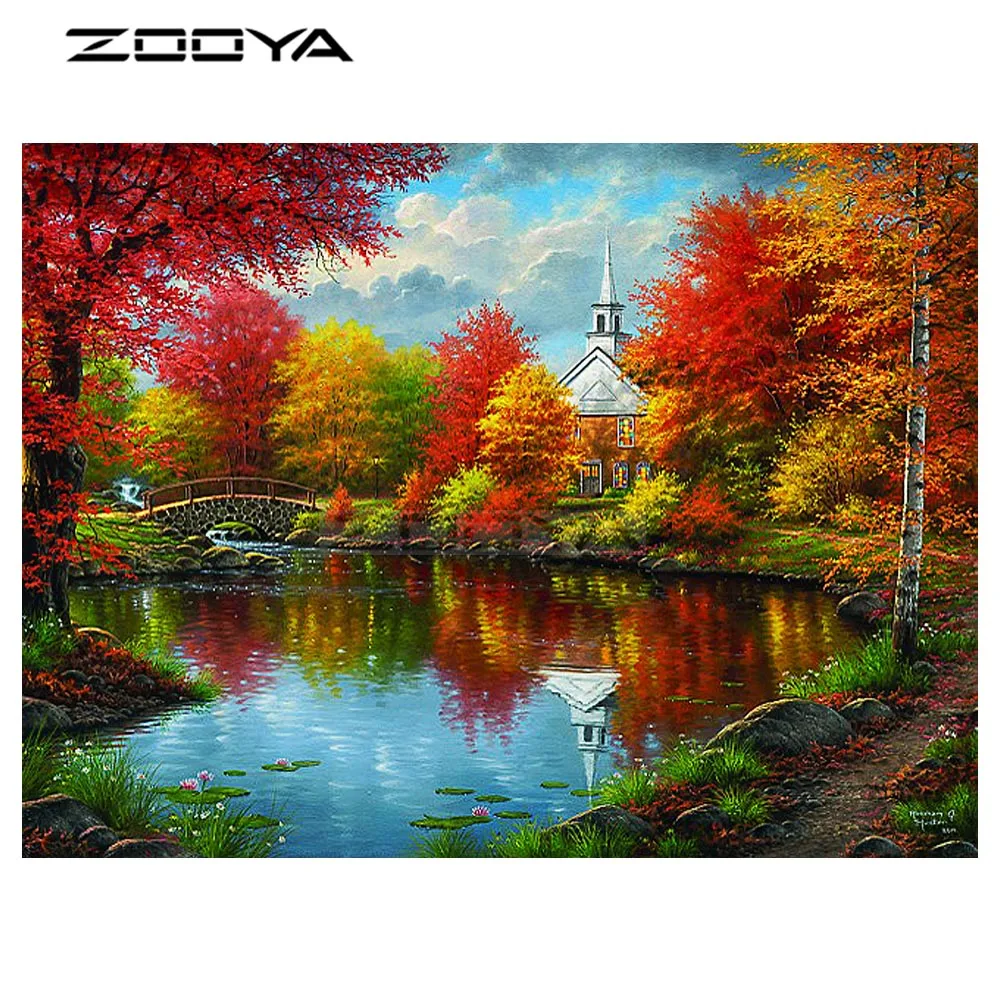 ZOOYA Diamond Painting Diy Square Diamond Painting Set Cross Stitch Gift Decoration Painting Unfinished Landscape and Tree F1163
ZOOYA Diamond Painting Diy Square Diamond Painting Set Cross Stitch Gift Decoration Painting Unfinished Landscape and Tree F1163