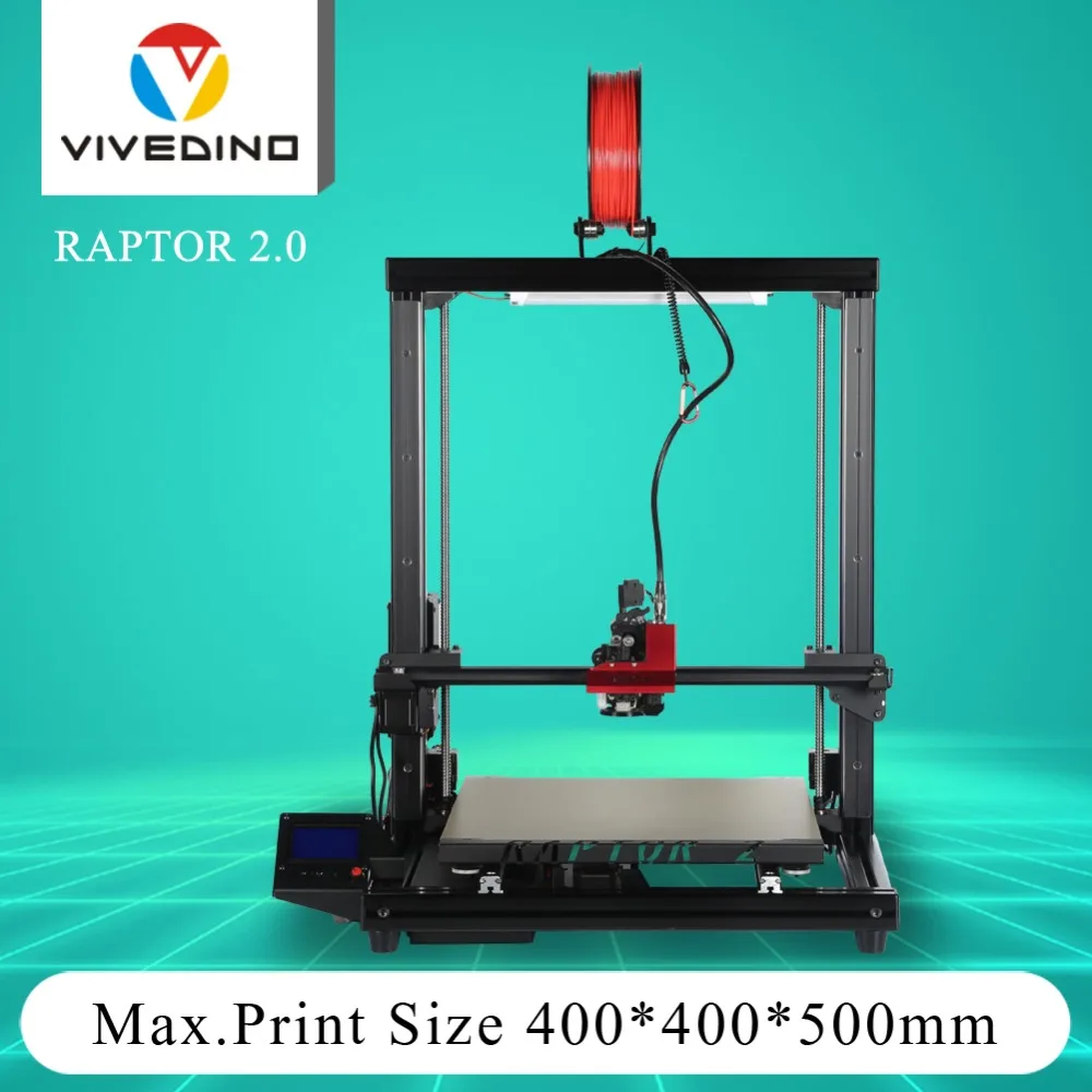 VIVEDINO Raptor 2 + новейшая горячая Распродажа машина высокая точность Diy Набор 3D
