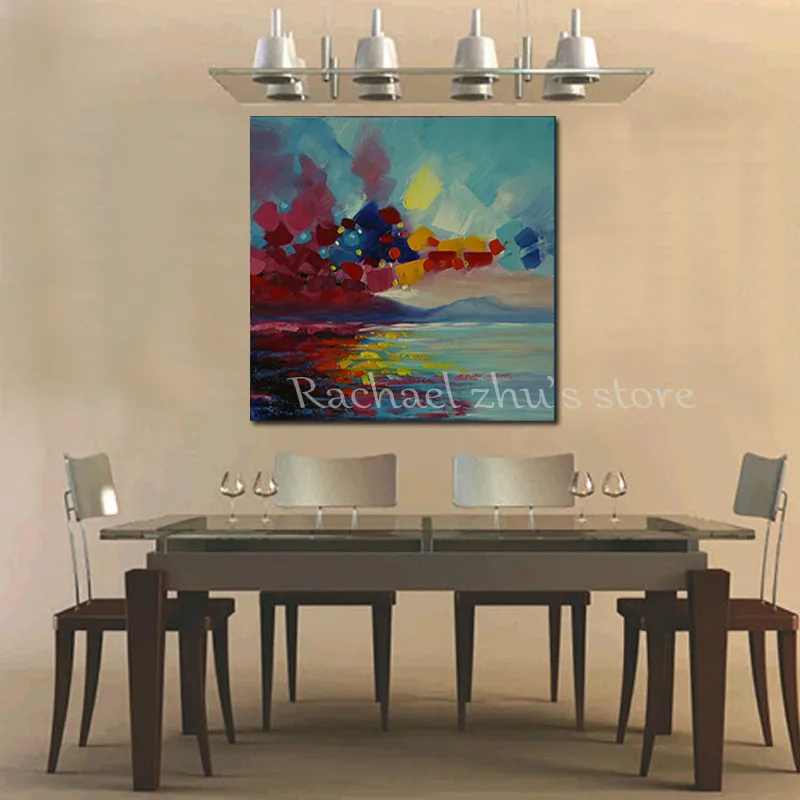New Hand Painted Abstract Colorful Cloud Scenery Oil Painting On Canvas Abstract Wall Art Pictures For Living Room Home Decor
New Hand Painted Abstract Colorful Cloud Scenery Oil Painting On Canvas Abstract Wall Art Pictures For Living Room Home Decor