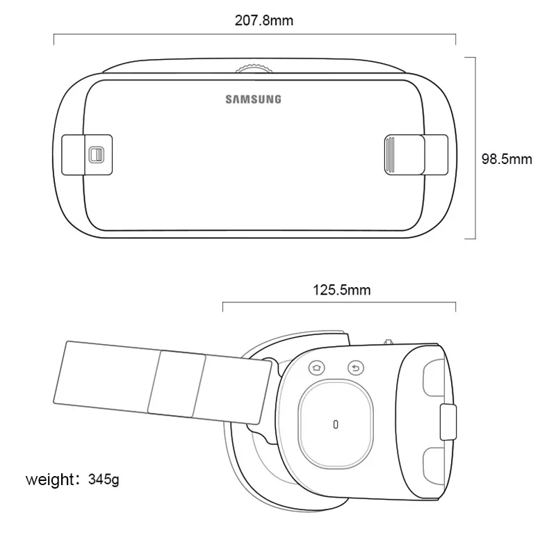 Очки виртуальной реальности SAMSUNG Gear VR 5 0 с поддержкой Samsung Galaxy S8 + Note7 Note S6 S7 S7Edge S9