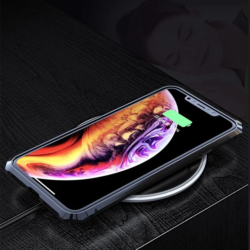 KANENG Fashion Magnetic Bumper Metal Aluminum Rhombus Frame Toughened Glass Back Cover For iPhone XR Phone Case Coque
KANENG Fashion Magnetic Bumper Metal Aluminum Rhombus Frame Toughened Glass Back Cover For iPhone XR Phone Case Coque