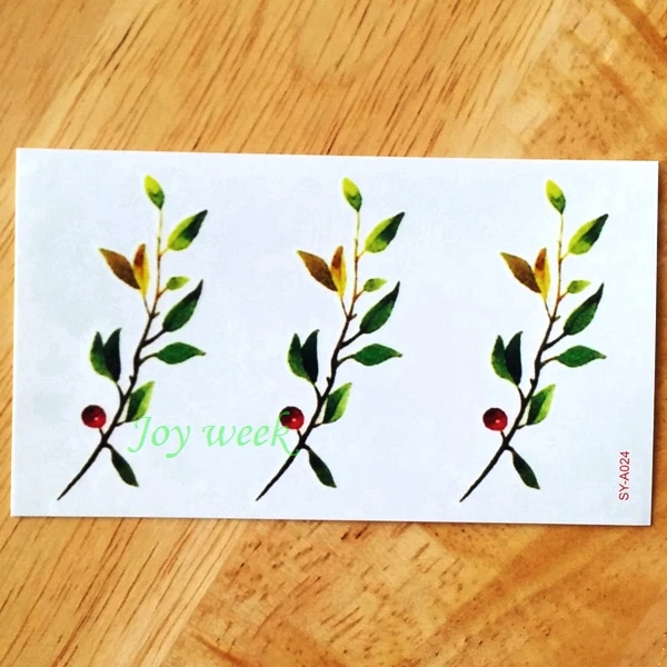Waterproof Temporary Tattoo Sticker sexy tress leaf on clavicle tatto stickers flash tatoo fake tattoos for girl women
Waterproof Temporary Tattoo Sticker sexy tress leaf on clavicle tatto stickers flash tatoo fake tattoos for girl women