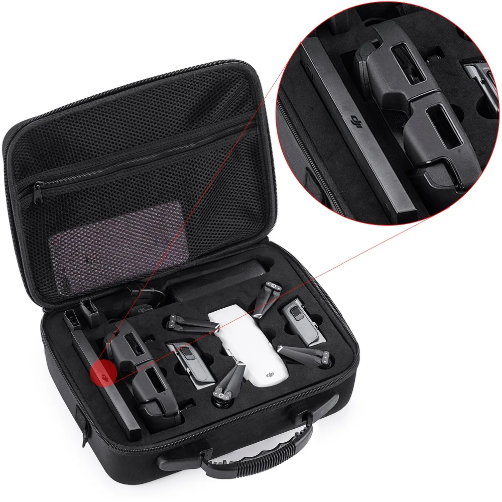 New Version EVA Hard Bag Box for DJI Spark Drone and All Accessories Portable Spark Case Shoulder DJI Storage Carry Drone Bags
New Version EVA Hard Bag Box for DJI Spark Drone and All Accessories Portable Spark Case Shoulder DJI Storage Carry Drone Bags