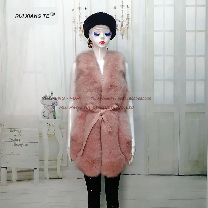 RuiXiangTe WOMEN real fox fur coat winter natural real fox vest fur fox vest jacket with girdle fur vest sleeveless genuine fur
RuiXiangTe WOMEN real fox fur coat winter natural real fox vest fur fox vest jacket with girdle fur vest sleeveless genuine fur