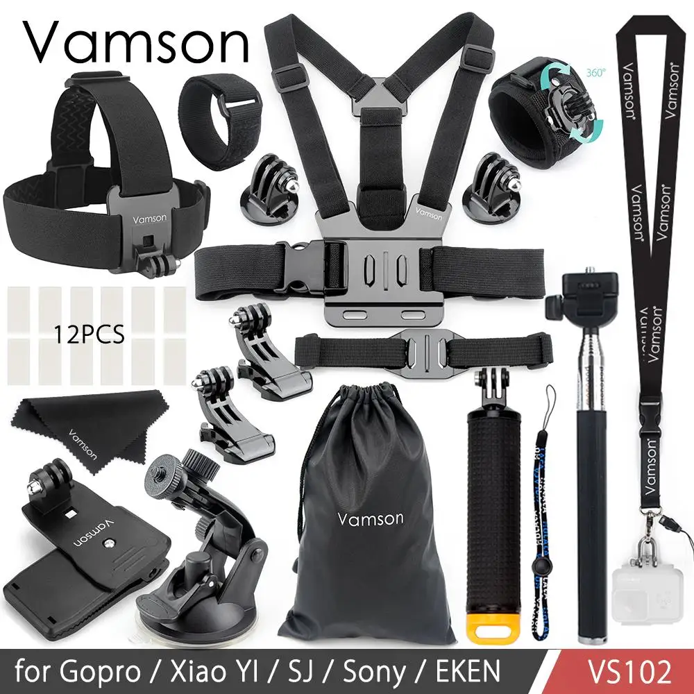 Аксессуары Vamson для Gopro Hero7 6 5 4 3 + комплект адаптер для крепления монопод для SJCAM для Xiaomi YI 4K для EKEN H9r Спортивная камера VS102
Аксессуары Vamson для Gopro Hero7 6 5 4 3 + комплект адаптер для крепления монопод для SJCAM для Xiaomi YI 4K для EKEN H9r Спортивная камера VS102