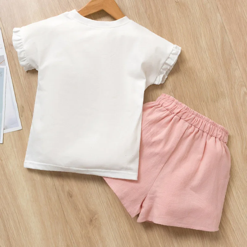 Two Piece Ice Cream Shirts Solid Color Casual Pants Girl Outfit Summer Clothes AN88
Two Piece Ice Cream Shirts Solid Color Casual Pants Girl Outfit Summer Clothes AN88