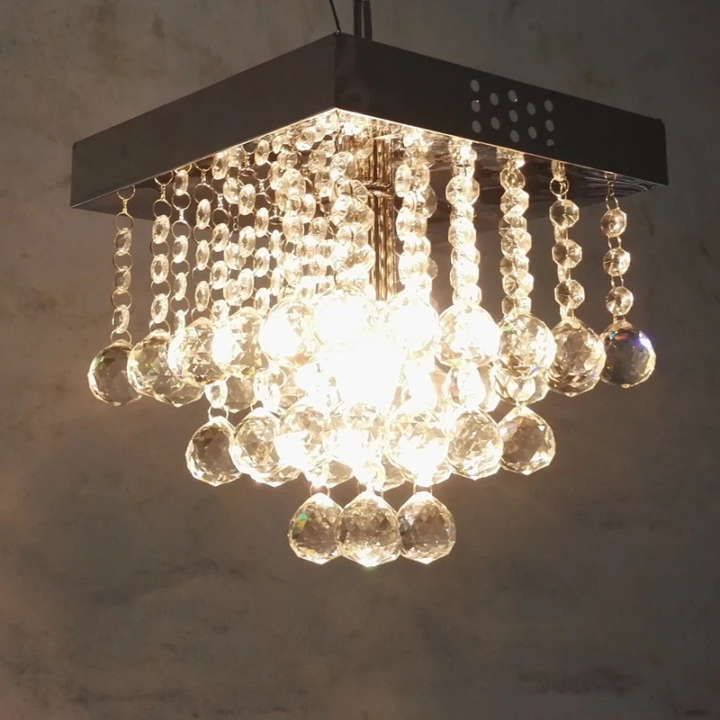 Fashion Square K9 Crystal E14 LED Bulb Chandelier Lamp Home Deco Dining Room 30# Crystal Ball Chandelier Lighting Fixture
Fashion Square K9 Crystal E14 LED Bulb Chandelier Lamp Home Deco Dining Room 30# Crystal Ball Chandelier Lighting Fixture