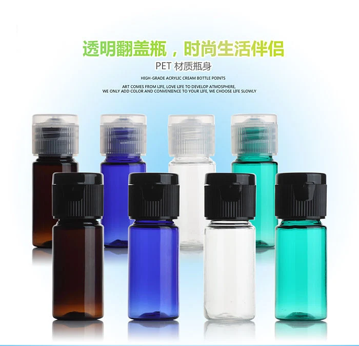 100pcs 10ml cylindrical plastic packaging clamshell Cap bottle/lotion Shampoo shower gel Flip-open cover/Sample subpackage
100pcs 10ml cylindrical plastic packaging clamshell Cap bottle/lotion Shampoo shower gel Flip-open cover/Sample subpackage