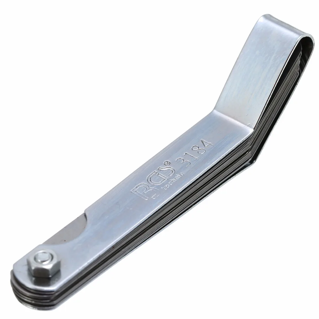 1pc Stainless Steel 16 Blade High Strength Metric 0.127mm to 0.508 mm Valve Offset Feeler Gauge Durable Measuring Tools
1pc Stainless Steel 16 Blade High Strength Metric 0.127mm to 0.508 mm Valve Offset Feeler Gauge Durable Measuring Tools