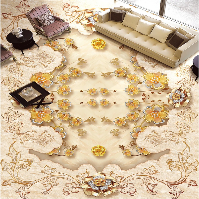beibehang Custom large flooring luxury European gold rose stone pattern parquet 3D floor tiles wall paper papel parede
beibehang Custom large flooring luxury European gold rose stone pattern parquet 3D floor tiles wall paper papel parede