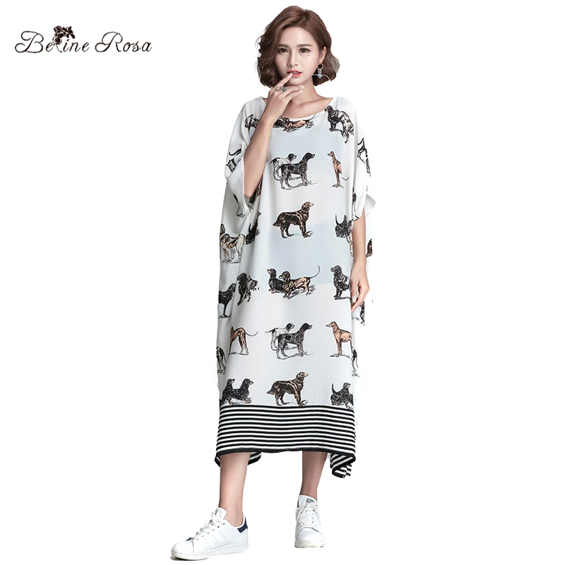 BelineRosa Women's Plus Size Dresses Large Size Women Clothing European Fashion Loose Long Chiffon Printing Dresse HS000360
BelineRosa Women's Plus Size Dresses Large Size Women Clothing European Fashion Loose Long Chiffon Printing Dresse HS000360
