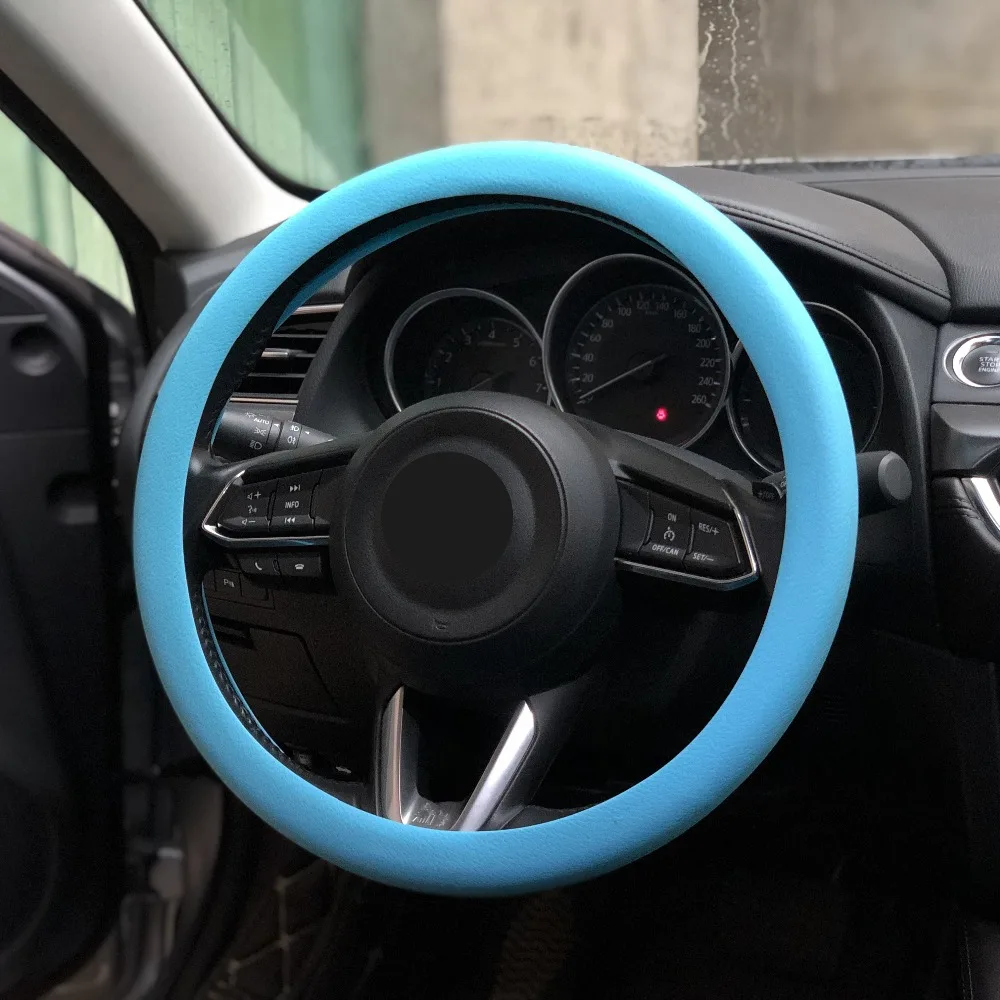 Car Soft Silicon Steering Wheel Cover For Ford EDGE Explorer Expedition EVOS START C-MAX S-MAX B-MAX Galaxy
Car Soft Silicon Steering Wheel Cover For Ford EDGE Explorer Expedition EVOS START C-MAX S-MAX B-MAX Galaxy