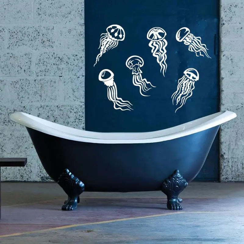 Ocean Sea Decoration Jellyfish Wall Sticker Vinyl Art Home Decor Bathroom Decals Interior Waterproof Wash Basin Mural Room 3317
Ocean Sea Decoration Jellyfish Wall Sticker Vinyl Art Home Decor Bathroom Decals Interior Waterproof Wash Basin Mural Room 3317