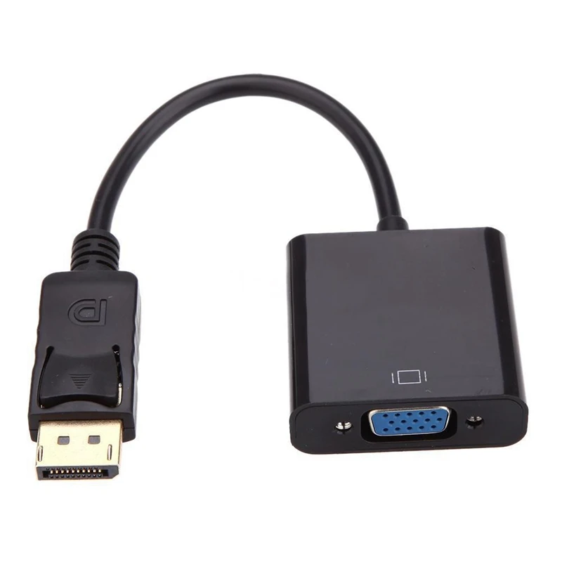 1080p DP DisplayPort папа-VGA Женский конвертер адаптер кабель в наличии | Электроника