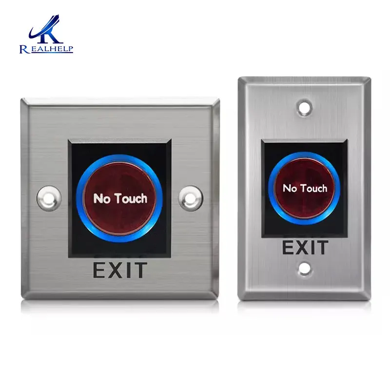 Smart IR Sensor Push Buttons No Touch Infrared Door Exit Push Release Button Switch for Access Control system
Smart IR Sensor Push Buttons No Touch Infrared Door Exit Push Release Button Switch for Access Control system