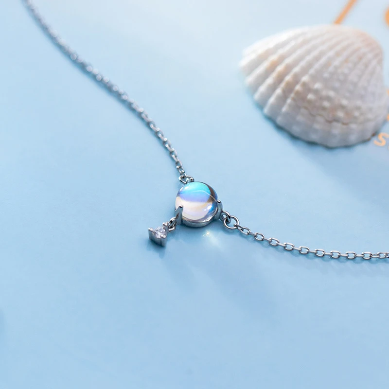 ITSMOS Moonlight Crystal Star Pendant Necklace Female Chain 925 Sterling Silver Simple Silver Necklace for women Elegent Gift
ITSMOS Moonlight Crystal Star Pendant Necklace Female Chain 925 Sterling Silver Simple Silver Necklace for women Elegent Gift