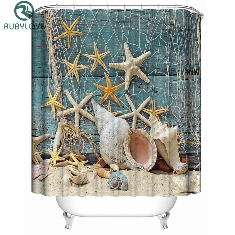 Starfish Shower Curtains Bathroom Curtain Waterproof Fabric-shower-curtain High Quality Bathroom Products
Starfish Shower Curtains Bathroom Curtain Waterproof Fabric-shower-curtain High Quality Bathroom Products