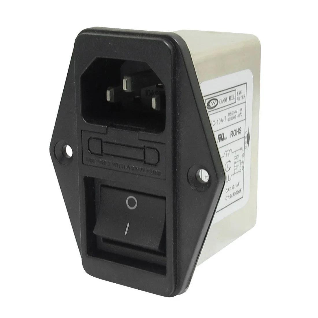 Оптовые пайки наконечники IEC 320 C14 EMI фильтр + выключатель лодки + держатель предохранителя
Оптовые пайки наконечники IEC 320 C14 EMI фильтр + выключатель лодки + держатель предохранителя