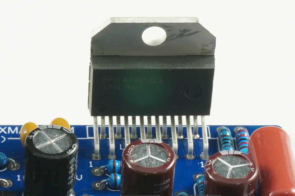 Assembled Amplifier board LM4766T Deluxe Stero Audio power amplifier finished board DIY AMP 50W*2
Assembled Amplifier board LM4766T Deluxe Stero Audio power amplifier finished board DIY AMP 50W*2