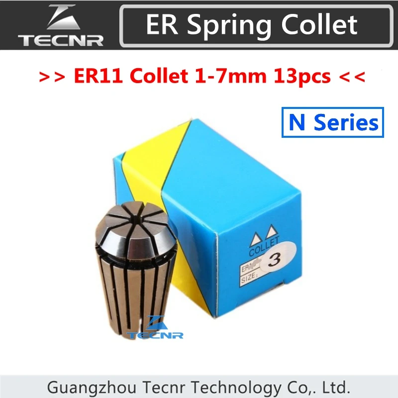 ER11 collet holder set from 1mm to 7mm for CNC milling lathe tool and spindle motor
ER11 collet holder set from 1mm to 7mm for CNC milling lathe tool and spindle motor
