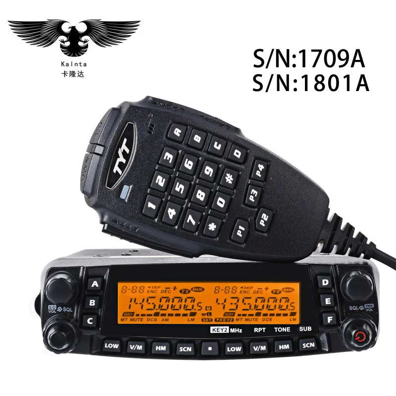 Бренд tyt th9800 двухстороннее радио hf автомобильный Мобильный приемопередатчик