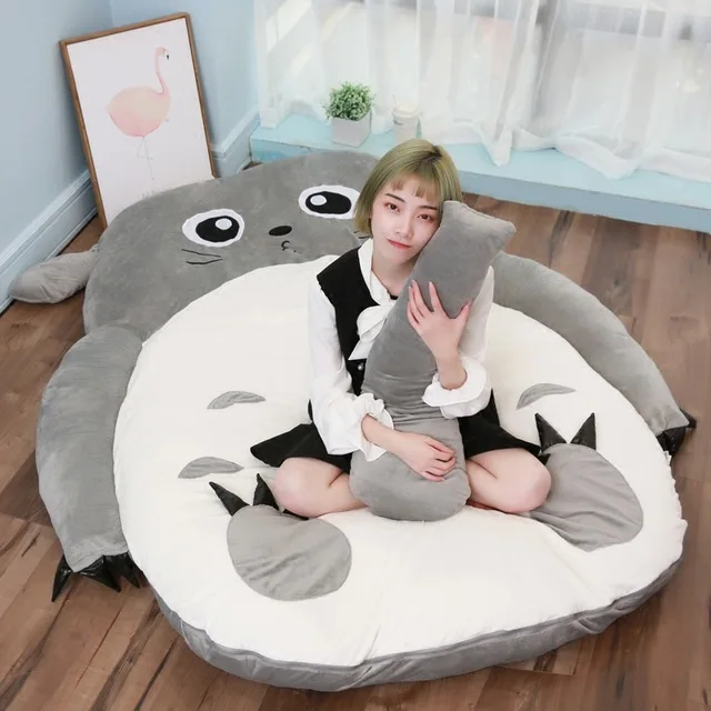 Japan Anime Totoro Plush Bed Big Stuffed Cat Sleeping Bag Bed Tatami Mattress 200cm x 150cm
Japan Anime Totoro Plush Bed Big Stuffed Cat Sleeping Bag Bed Tatami Mattress 200cm x 150cm