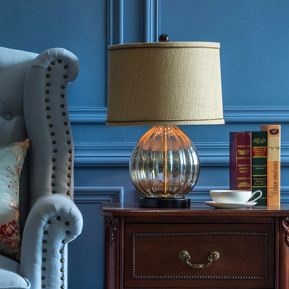 Glass desk lamps modern fashion creative decorative lamp American country table light bedroom bedside led reding lamp LU8231132
Glass desk lamps modern fashion creative decorative lamp American country table light bedroom bedside led reding lamp LU8231132