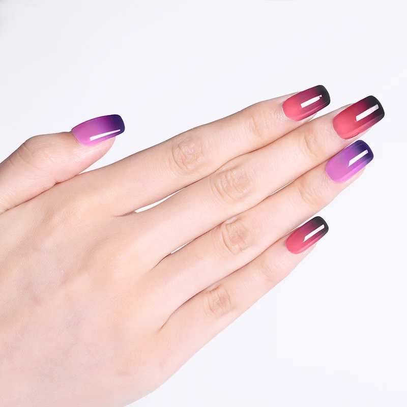 NICOLE DIARY 6ml Thermal Color Changing Gel Nail Polish 6 Colors Soak off UV LED varnish Varnish | Красота и здоровье