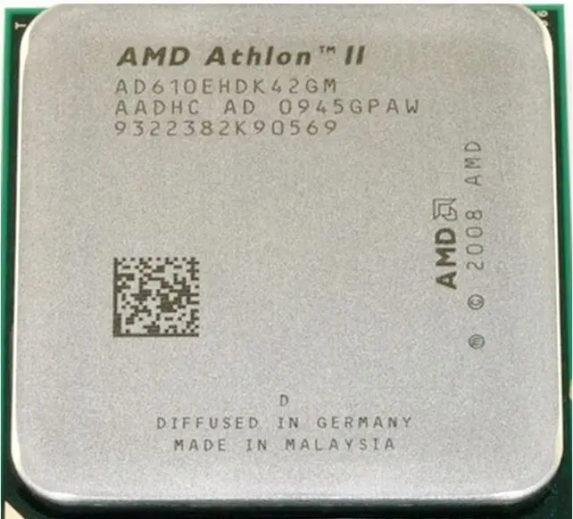 Бесплатный deliveryAMD Athlon II X4 610e CPU/AM2 +/AM3/45 Вт TDP/четырехъядерный процессор|Процессоры|