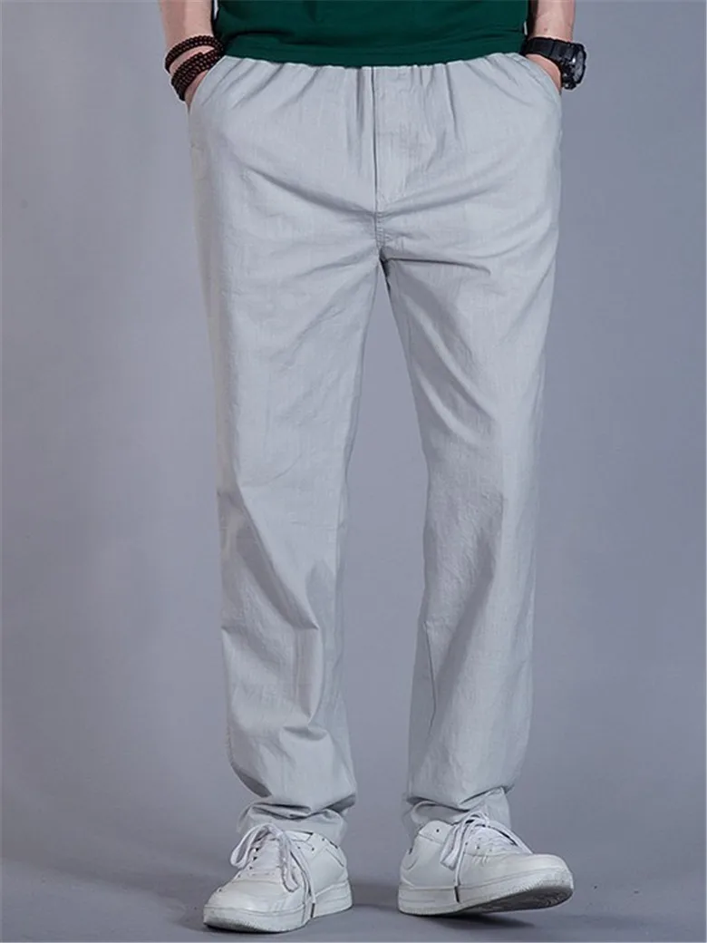 Joggers Pants Men New Linen Casual Fashion Summer Loose Straight Stretch Elastic Solid Male Trousers Plus Size M-5Xl Ds50348
Joggers Pants Men New Linen Casual Fashion Summer Loose Straight Stretch Elastic Solid Male Trousers Plus Size M-5Xl Ds50348