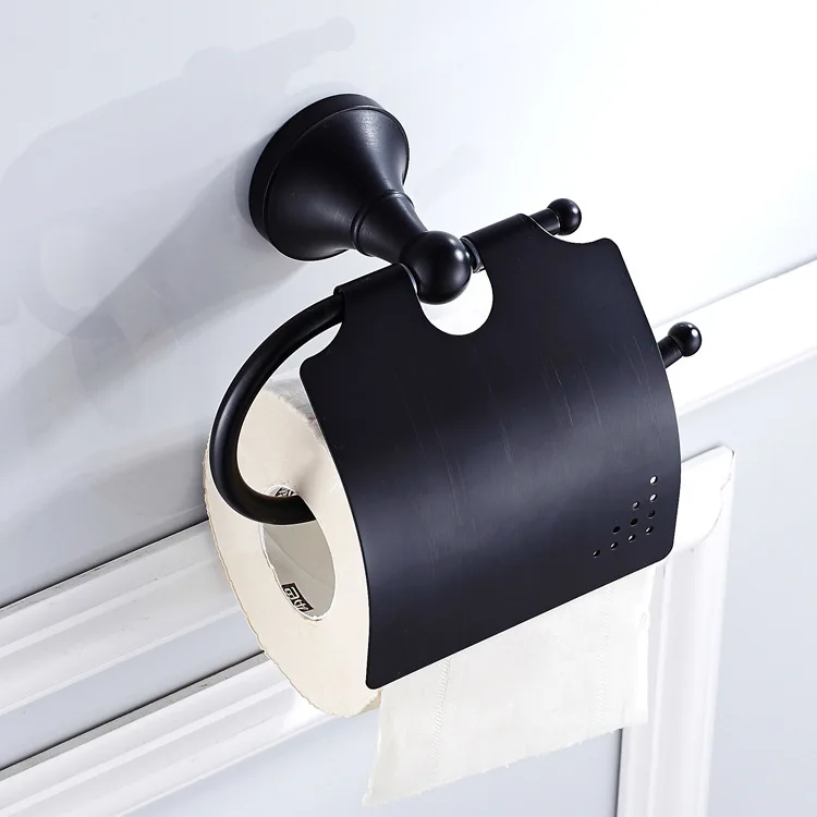 Bathroom Accessories Wall Hanging Copper Black Bronze Paper Towel Holder Black Antique Roll Holder European Retro Toilet Tray
Bathroom Accessories Wall Hanging Copper Black Bronze Paper Towel Holder Black Antique Roll Holder European Retro Toilet Tray