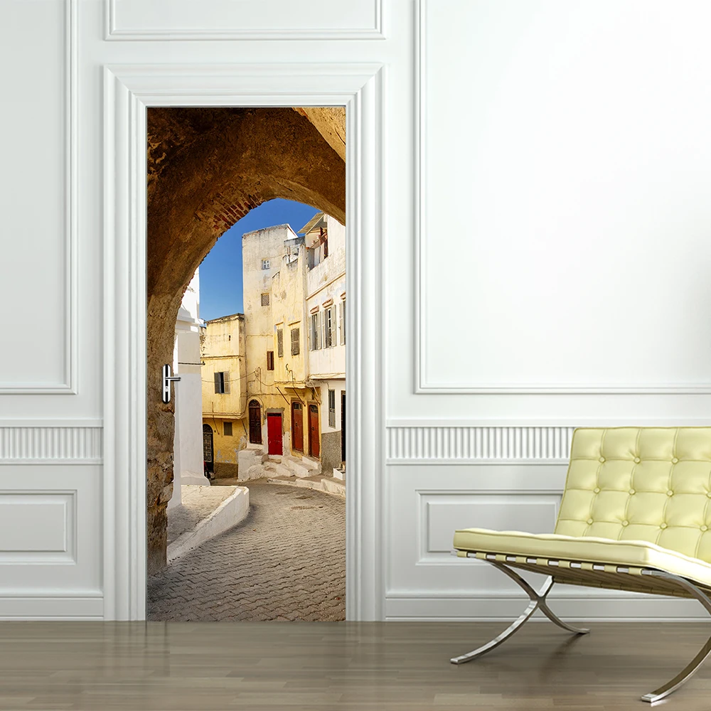 New 3D Door Stickers Narrow Street Landscape - Wall Stickers Wallpaper Bedroom Wall Decoration Murals Home Decoration
New 3D Door Stickers Narrow Street Landscape - Wall Stickers Wallpaper Bedroom Wall Decoration Murals Home Decoration