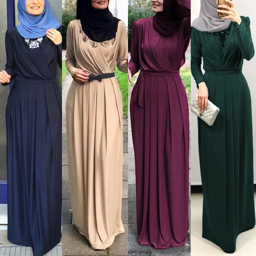 Fashion Muslim Women Long Maxi Dress Dubai Kaftan Jilbab Party Gown Arab Islamic Clothing Middle East Gown Ramadan Caftan Robes
Fashion Muslim Women Long Maxi Dress Dubai Kaftan Jilbab Party Gown Arab Islamic Clothing Middle East Gown Ramadan Caftan Robes