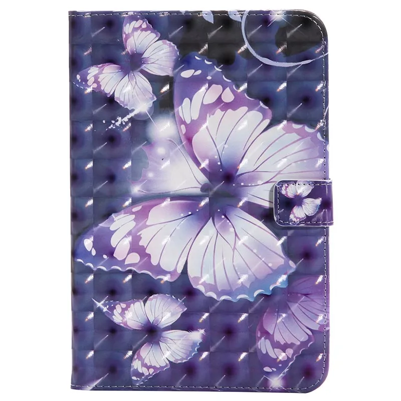 Для Ipad Mini1/2/3 Cuero Fundas 8 inch3D красивый чехол с бабочкой Роскошный ультра тонкий