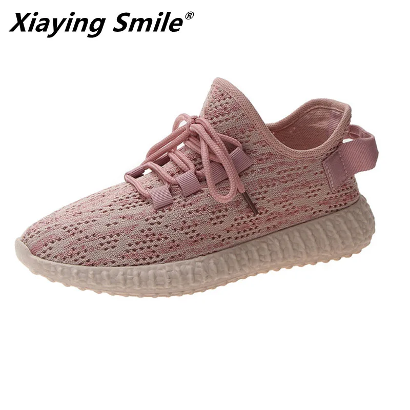 Женские спортивные кроссовки Xiaying Smile, уличные кроссовки на шнуровке, дышащая Спортивная сетчатая обувь, ins style
Женские спортивные кроссовки Xiaying Smile, уличные кроссовки на шнуровке, дышащая Спортивная сетчатая обувь, ins style